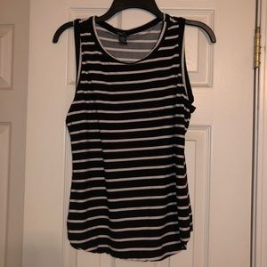 Black and white tank